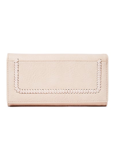 Buy Thread Detail Clutch Beige in UAE