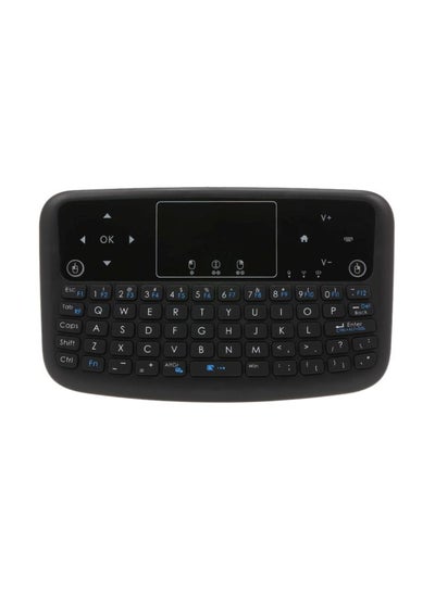 Buy Wireless Touchpad Keyboard Black in Saudi Arabia