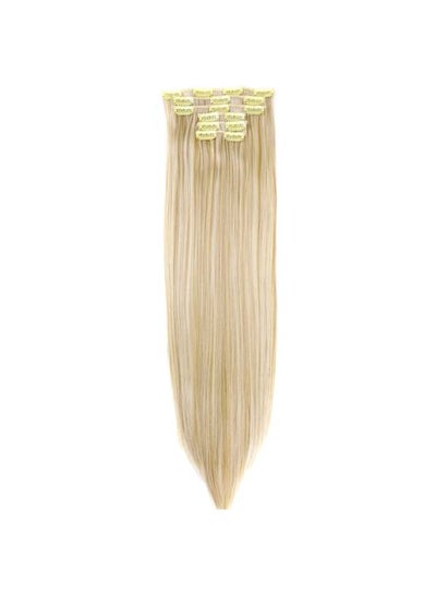 Buy Long Straight Synthetic Hair Extension Blonde 60centimeter in UAE