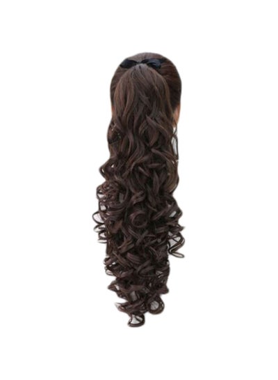 Buy Curly Hair Extension Brown 24inch in UAE