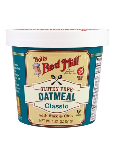 Buy Gluten Free Oatmeal Classic With Flax & Chia 51grams in UAE