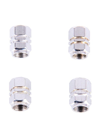 Buy 4-Piece Hexagon Shaped Tire Valve Stem Cap in Saudi Arabia