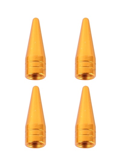 Buy 4-Piece Sharp Mouth Shaped Car Tire Valve Cap in UAE