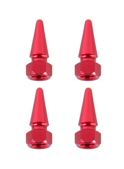 Buy 4-Piece Sharp Mouth Shaped Car Tire Valve Cap in UAE