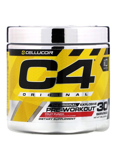 Buy C4 Original Explosive Pre-Workout - Fruit Punch - 30 Servings  195 Gm in Saudi Arabia