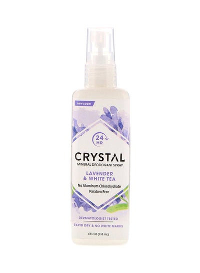 Buy Mineral Deodorant Body Spray - Lavender And White Tea Clear 118ml in UAE