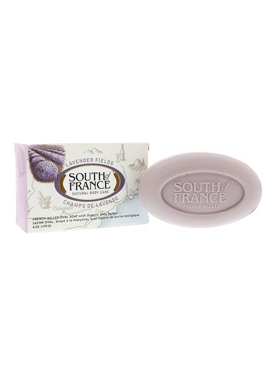 اشتري Organic Lavender Fields French Milled Oval Bar Soap 170 غم في الامارات