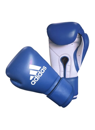 Buy Pair Of Glory Professional Boxing Gloves Blue/White 14ounce in UAE