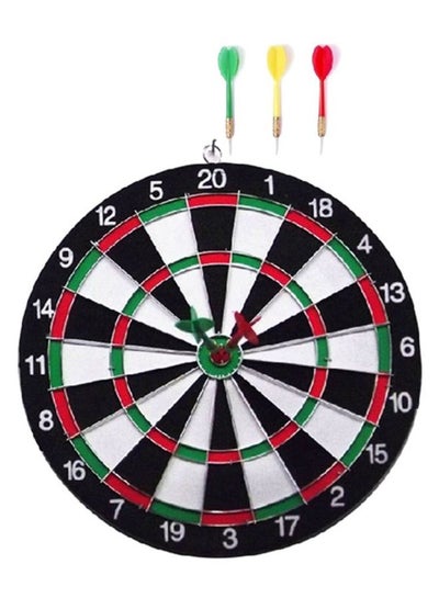 Buy Double Sided Hanging Dart Board With Darts in UAE