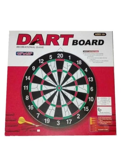 Buy Double Sided Hanging Dart Board With Darts in Saudi Arabia