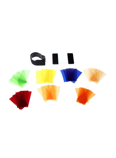 Buy Universal Speedlite Color Filter Kit Multicolour in Saudi Arabia