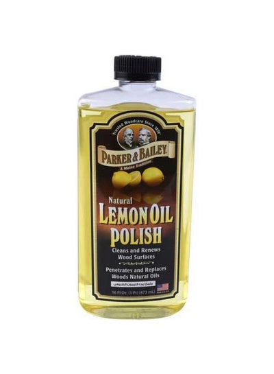 Buy Natural Lemon Oil Polish Clear 473ml in UAE