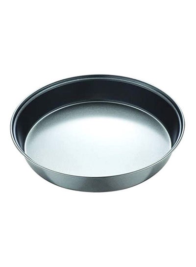 Buy Non-Stick Round Cake Pan Black 24.5 x 4centimeter in UAE