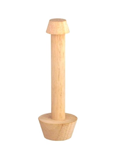 Buy Double Ended Wooden Pastry Tamper Beige 22centimeter in UAE