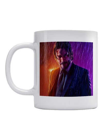 Buy John Wick Printed Mug White/Purple/Yellow in Egypt