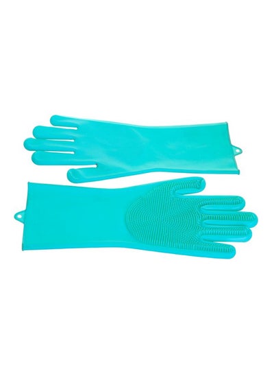 Buy 2-Piece Silicone Glove Green in Egypt