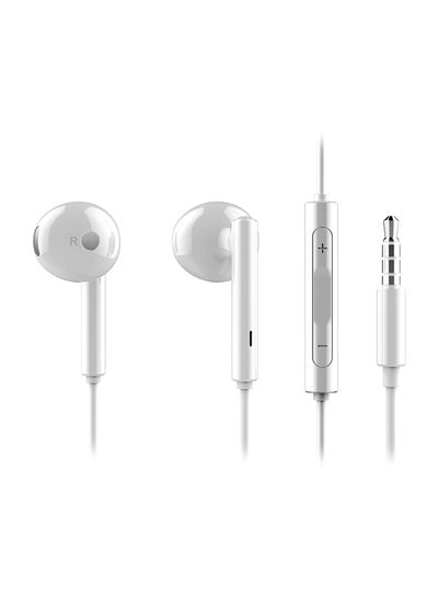 Buy In-Ear Earphones With Mic White in Saudi Arabia