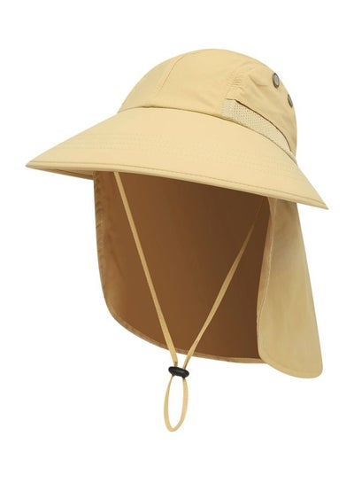 Buy UV Protective Cap With Neck Flap in Saudi Arabia