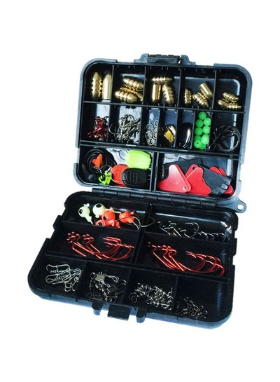 Buy 128-Piece Fishing Accessories With Storage Box Set in UAE