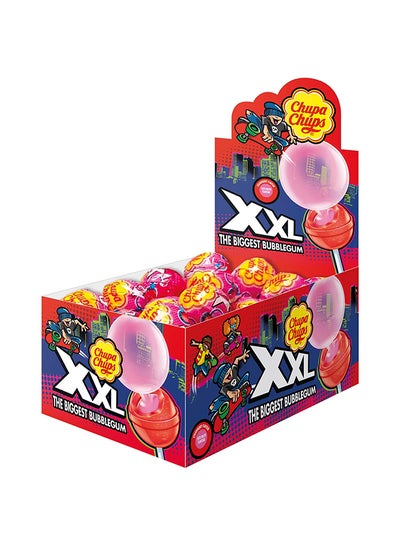 Buy XXL Filled Fruit Bubblegum Pack of 25 in UAE