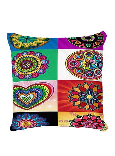 Buy Decorative Printed Pillow Cover Multicolour in Egypt