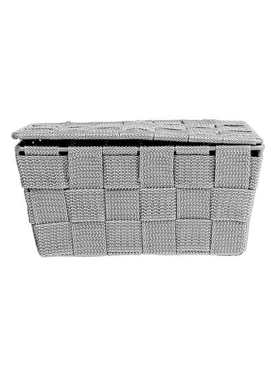 Buy Adria Storage Space Basket Grey 30x20x15cm in Saudi Arabia
