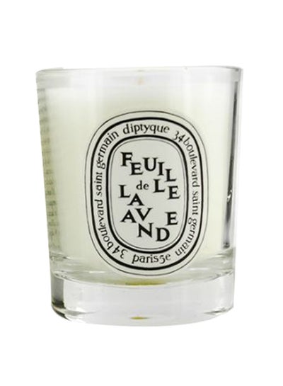 Buy Feuille De Lavande Scented Candle Green/Clear in UAE