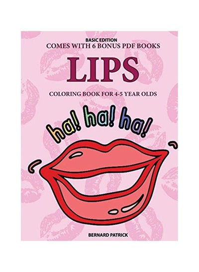 Buy Lips: Coloring Book For 4-5 Year Olds paperback english - 14-Feb-20 in UAE