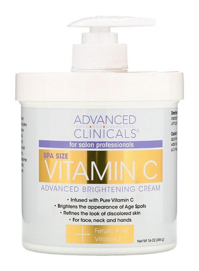 Buy Vitamin C Advanced Brightening Cream 454grams in Saudi Arabia