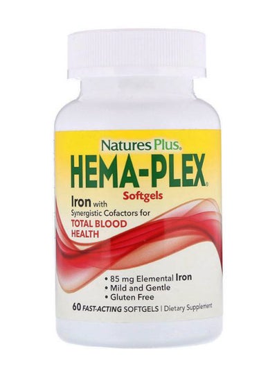 Buy Hema-Plex Dietary Supplement- 60 Softgels in UAE