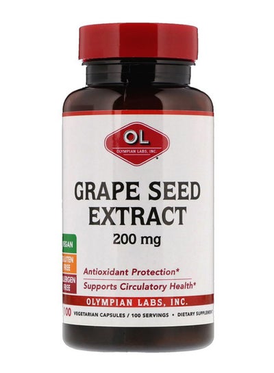 Buy Grape Seed Extract - 100 Capsules in UAE