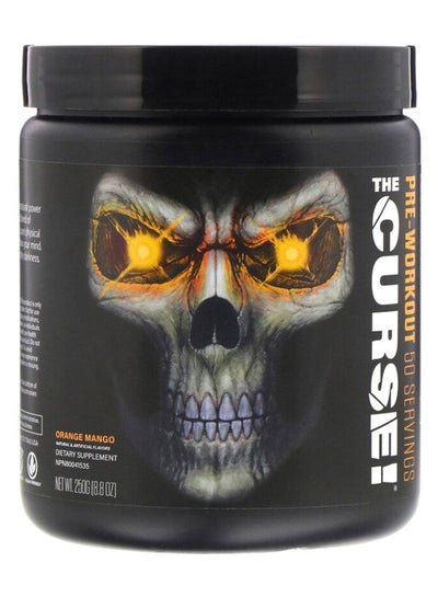 Buy The Curse Pre Workout Orange Mango - 50 Servings in UAE