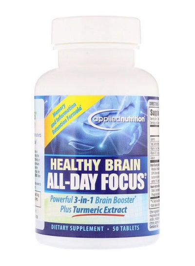 Buy All-Day Focus Healthy Brain Support - 50 Tablets in UAE