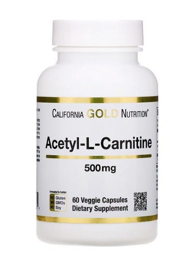 Acetyl-L-Carnitine- 60 Veggie Capsules price in Saudi Arabia | Noon Saudi Arabia