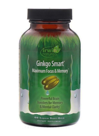 Buy Maximum Focus And Memory Ginkgo Smart - 60 Liquid Softgels in UAE