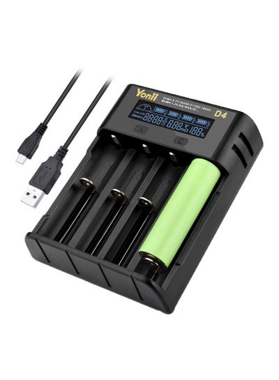 Buy D4 LCD Battery Charger Black in Saudi Arabia