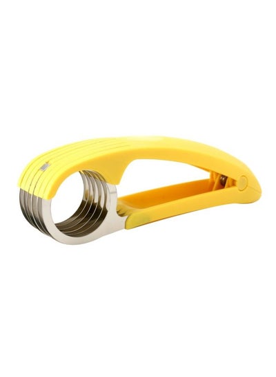 Buy Stainless Steel Banana Slicer Yellow/Silver 14cm in Egypt