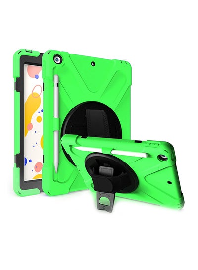 Buy Protective Case Cover For Apple iPad 10.2-Inch (2019) Green/Black in Saudi Arabia