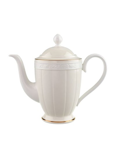 Buy Ivoire Coffeepot White/Gold in UAE