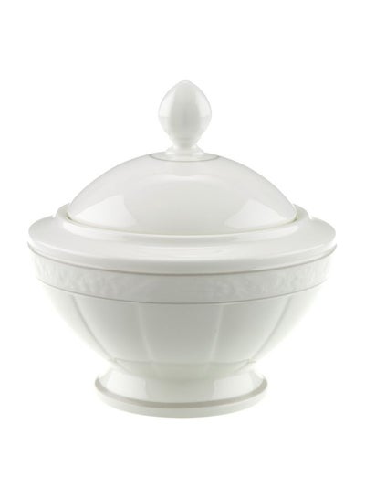 Buy Grey Pearl Sugar Bowl White in UAE