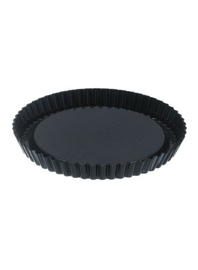 Buy Tart Baking Tray Black 28centimeter in Saudi Arabia