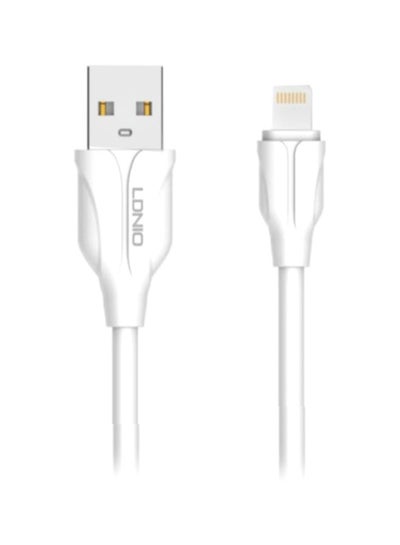 Buy USB To Type C Data Transmission Cable White in Egypt