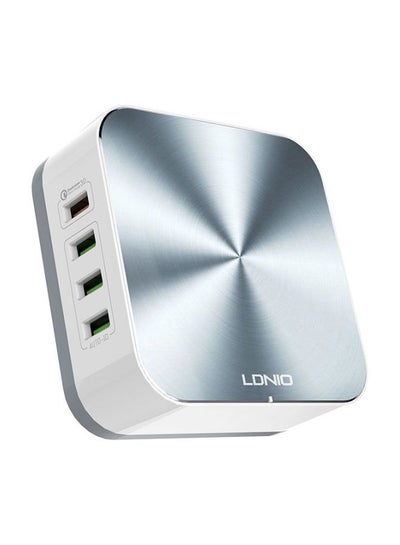 Buy USB Phone Charger Silver/White in UAE