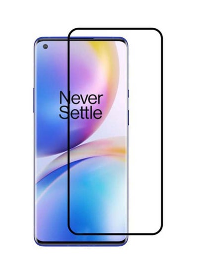 Buy Screen Protector For OnePlus 8 Pro Black/Clear in UAE