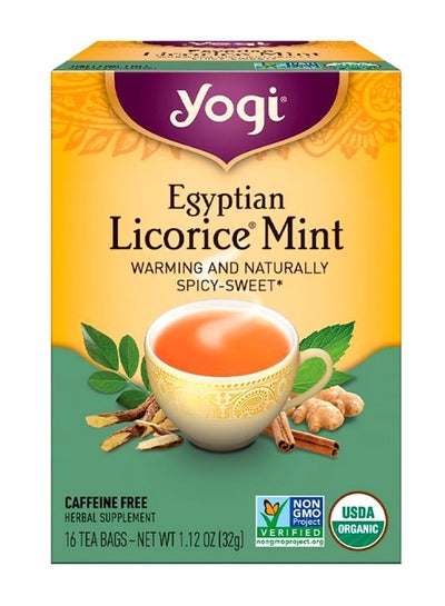 Buy Egyptian Licorice Mint Tea Bag 1.12ounce in UAE