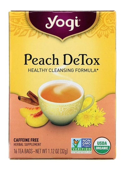 اشتري Peach DeTox Tea Bag 1.12ounce في السعودية