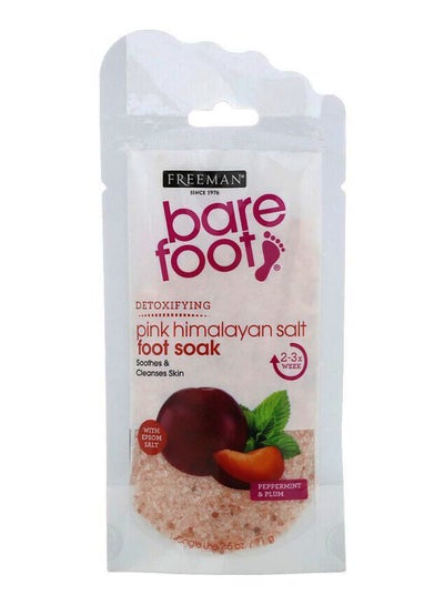 Buy Bare Foot Peppermint And Plum Himalayan Salt Foot Soak 71grams in UAE