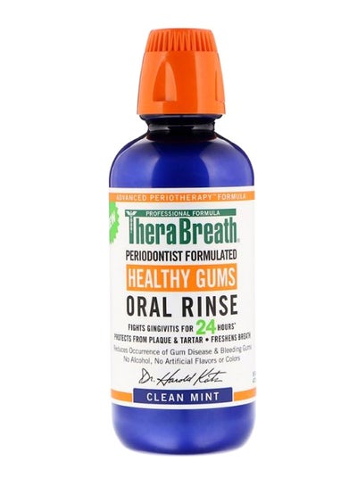 Buy Clean Mint Flavour Healthy Gums Oral Rinse in UAE