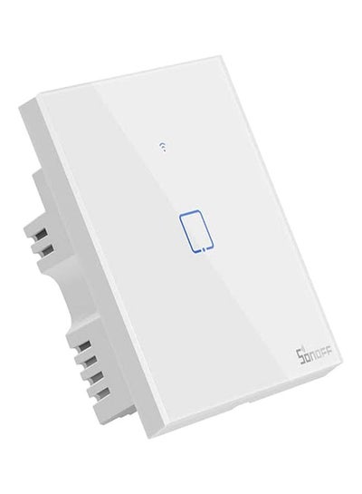 Buy Wi-Fi Smart Wall Switch White 86x86x35mm in UAE