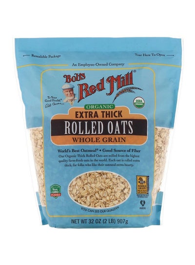 Buy Organic Extra Thick Rolled Whole Grain Oats in UAE